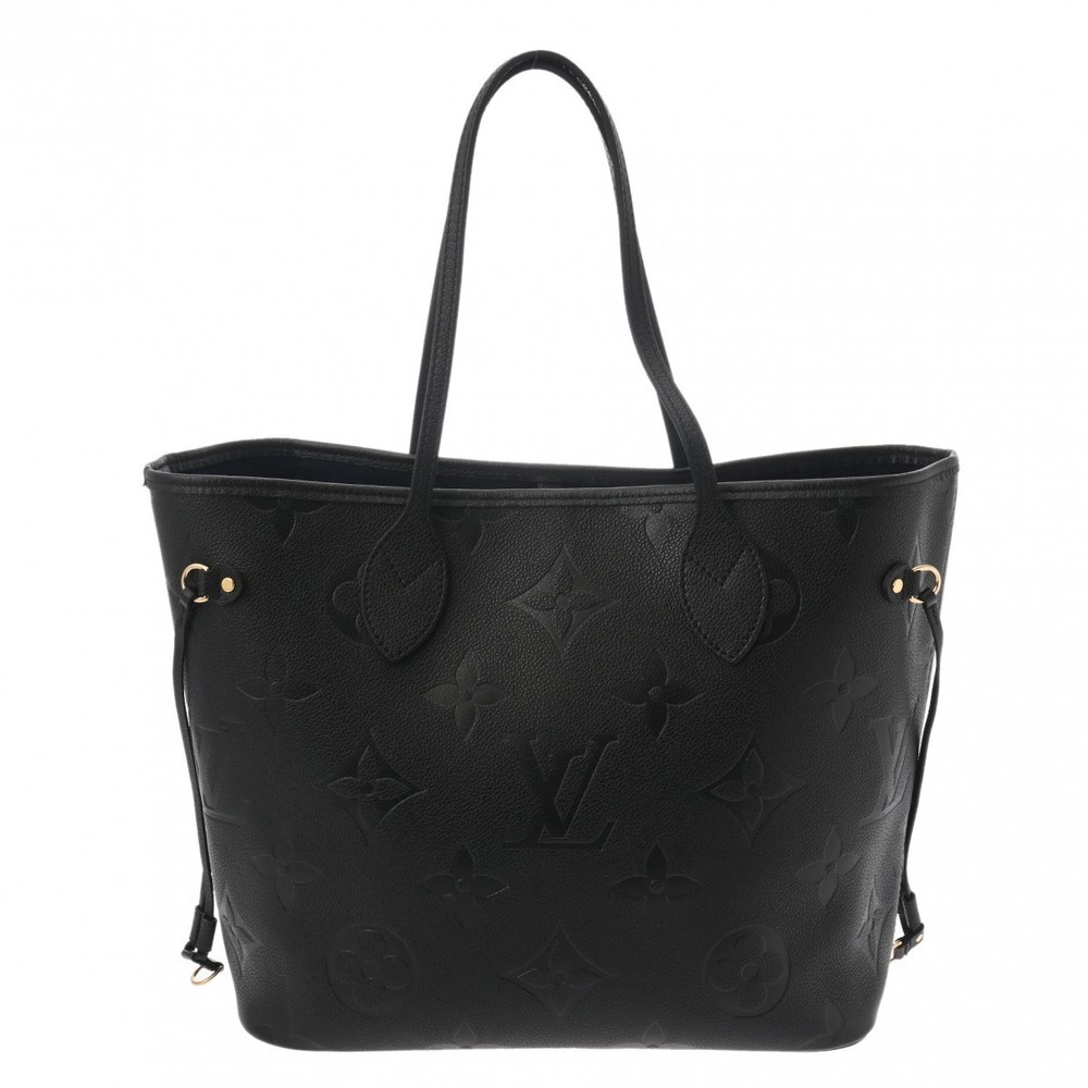 Louis Vuitton Empreinte Neverfull MM Noir Black Tote Bag Back - Picture 1 of 14